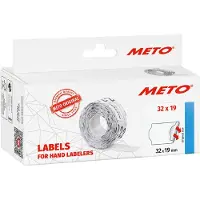 Meto Preis-Etiketten 30007366 Permanent Etiketten-Breite: 32 mm Etiketten-Höhe: 19 mm Weiß 1 St.