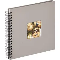 Walther design SA-108-X Fun - Spiraal album - Formaat 26 x 25 cm - Grijs