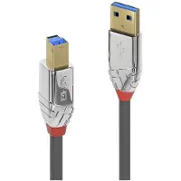 Lindy 36660 USB 3.0 kabel, type A/B, Cromo Line, mannelijk/mannelijk, 0,5 meter