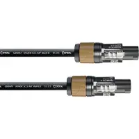 Cordial Luidspreker Kabel [1x SPK-stekker - 1x SPK-stekker] 2 x 2.5 mm² 20.00 m Zwart