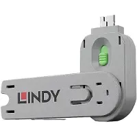 Lindy Sleutel voor USB-A-poort USB Type A Port Blocker Key - USB-Portblocker Groen Sleutelslot Incl. 1 sleutel 40621