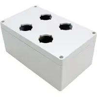 Hammond Electronics 1554PB4 Universele behuizing 200 x 120 x 90 Polycarbonaat Grijs 1 stuk(s)