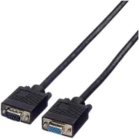 Roline HQ VGA kabel HD15 M/F, 6 m