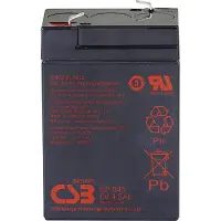 CSB GP 645 Standby USV Loodaccu 6 V 4.5 Ah Loodvlies (AGM) (b x h x d) 70 x 107 x 48 mm Kabelschoen 4.8 mm Onderhoudsvrij, Geringe zelfontlading