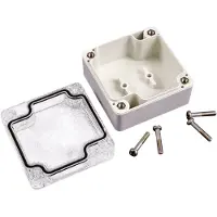 Hammond Electronics 1554U2GYCL Universele behuizing 200 x 120 x 90 ABS Grijs-wit (RAL 7035) 1 stuk(s)