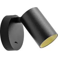 Deko-light Can Tilt rund, 1x 7,5 W GU10, Schwarz 341334 Wandopbouwarmatuur GU10 7.5 W Zwart