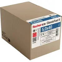 Fischer 573061 Spaanplaatschroef 40 mm TX 500 stuk(s)