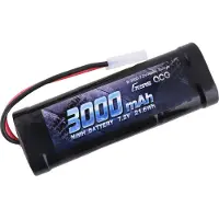 Gens ace NiMH accupack 7.2 V 3000 mAh Aantal cellen: 6 1 C Stick Tamiya