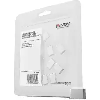 Lindy Sleutel voor USB-C-poort Set van 10 stuks Wit Sleutelslot Zonder sleutel 40439