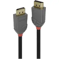 Lindy 36486 USB-kabel DisplayPort Aansluitkabel DisplayPort-stekker, DisplayPort-stekker 10.00 m Zwart 4K UHD