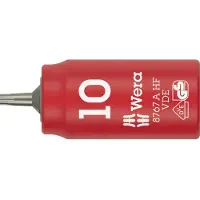 Wera 8767 A VDE HF 05005920001 Torx Dopsleutelinzetstuk Houderfunctie 1/4 T 10 1/4