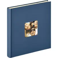 Walther design Fotoalbum - - Fun blauw - 33x33,5 cm - 50 pagina's - Zelfklevend