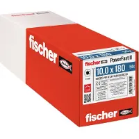 Fischer 566320 PowerFast II Verzonken houtschroef 10 mm 180 mm Interne vertanding Staal Galvanisch verzinkt 50 stuk(s)