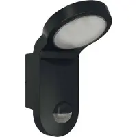 ESYLUX AOL 100 LED 5K sw EL10750014 Wandlamp met bewegingsmelder LED vast ingebouwd 14 W LED Zwart