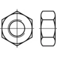 Toolcraft 108623 Zeskantmoeren 1 Zoll DIN 555 Staal 25 stuk(s)