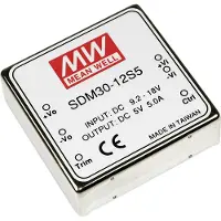 MEAN WELL SDM30-12S5 DC/DC-converter 25 W Aantal uitgangen: 1 x Inhoud 1 stuk(s)