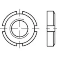Toolcraft TO-9978804 Kruisgleufmoeren M95 19 mm DIN 981 Staal 5 stuk(s)