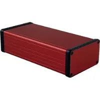 Hammond Electronics 1455K1601RD Profielbehuizing 160 x 78 x 43 Aluminium Rood 1 stuk(s)