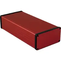 Hammond Electronics 1455N2201RD Profielbehuizing 220 x 103 x 53 Aluminium Rood 1 stuk(s)