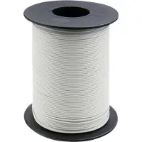 Donau Elektronik 105-5-100 Schakeldraad 1 x 0.20 mm² Wit 100 m