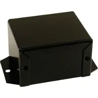 Hammond Electronics 1411FBKBK Universele behuizing 127 x 56 x 56 Aluminium Zwart 1 stuk(s)