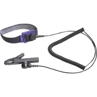 Bernstein 9-342 ESD-armband Zwart Incl. aardingskabel Drukknop 3 mm, Drukknop 10 mm, Krokodilklem