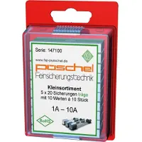 Püschel SORTI03TB SORTI03TB Buiszekering (Ø x l) 5 mm x 20 mm Traag -T- Inhoud 100 stuk(s)