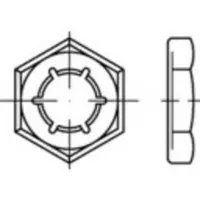 Toolcraft 144065 Borgmoeren M8 DIN 7967 Verenstaal Galvanisch verzinkt 100 stuk(s)