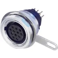 Neutrik MPF12-V Ronde connector Bus, inbouw verticaal Totaal aantal polen: 12 Serie (ronde connectoren): miniCON 1 stuk(s)