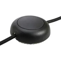 InterBaer 8124-004.01 LED-snoerdimmer Met schakelaar Zwart 1x uit/aan Schakelvermogen (min.) 5 W Schakelvermogen (max.) 150 W 1 stuk(s)