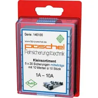Püschel SORTI02MB SORTI02MB Buiszekering (Ø x l) 5 mm x 20 mm Normaal -mT- Inhoud 100 stuk(s)
