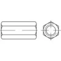 Toolcraft 1069494 Verbindingsmof M20 50 mm RVS A1, A2 10 stuk(s)