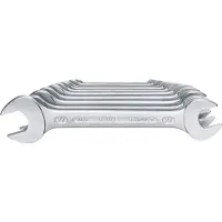Gedore 6077540 6077540 Dubbele steeksleutelset 10-delig Sleutelbreedte (metrisch) 6 - 27 mm