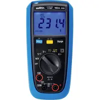METRIX MTX 202 Multimeter Digitaal Spatdicht (IP54) CAT III 600 V Weergave (counts): 4000