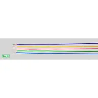 HELU 29372 Enkele ader H05V-K 1 x 1 mm² Rood, Wit 100 m
