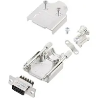 Amphenol L17MHDM09+L77DE09SST D-sub female connectorset 180 ° Aantal polen: 9 Schroeven 1 stuk(s)