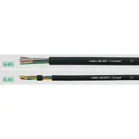 Lemvigh-Muller 35005 Rubberkabel H05RR-F 3 G 0.75 mm² Zwart 100 m