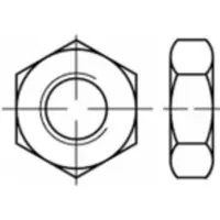 Toolcraft TO-5417220 Zeskantmoeren M30 25 stuk(s)