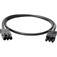 Kopp 226501040 1 stuks Netkabel Zwart 1.00 m