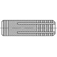 Toolcraft TO-5455494 Spreidplug 100 stuk(s)