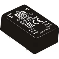 MEAN WELL SCW20B-12 DC/DC-convertermodule 1.666 A 20 W Aantal uitgangen: 1 x Inhoud 1 stuk(s)