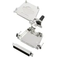 TRU COMPONENTS TCDTZF37DMPK 7709224 D-sub male connectorset 180 ° Aantal polen: 37 Soldeerkelk 1 stuk(s)
