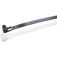 WKK 11837971 11837971 Kabelbinder 100 mm 7.60 mm Natuur Hersluitbaar, UV-gestabiliseerd, Bestand tegen olie, Bestand tegen oplosmiddelen, Bestand tegen benzine