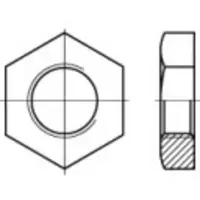 Toolcraft TO-5447625 Buismoeren 1 1/4 mm DIN 431 Messing 10 stuk(s)