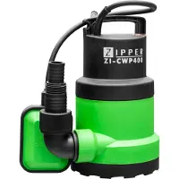 Zipper ZI-CWP400, 400 Watt, Zwart, Groen