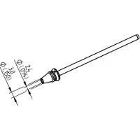 Ersa 0742ED2438H/SB Desoldeerpunt Conisch Grootte soldeerpunt 3.8 mm Lengte soldeerpunt: 79.25 mm Inhoud: 1 stuk(s)
