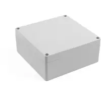Hammond Electronics 1554 PC 1554Q2GY Universele behuizing 90 x 140 x 140 Polycarbonaat Grijs 1 stuk(s)