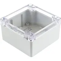 Hammond Electronics 1554 PC CL 1554L2GYCL Universele behuizing Polycarbonaat Grijs 1 stuk(s)