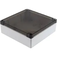 Hammond Electronics 1554 PC SL 1554W2GYSL Universele behuizing Polycarbonaat Grijs 1 stuk(s)