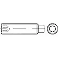 Toolcraft TO-6857367 Draadpen M5 18 mm Staal Gehard 500 stuk(s)